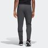 Adidas Knitted Sweatpants Men's Gray Moderate Straight Fit Pants EI9006
