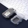 TPU Car Key Fob Oilproof Remote Control Case Replacement for Civic Black