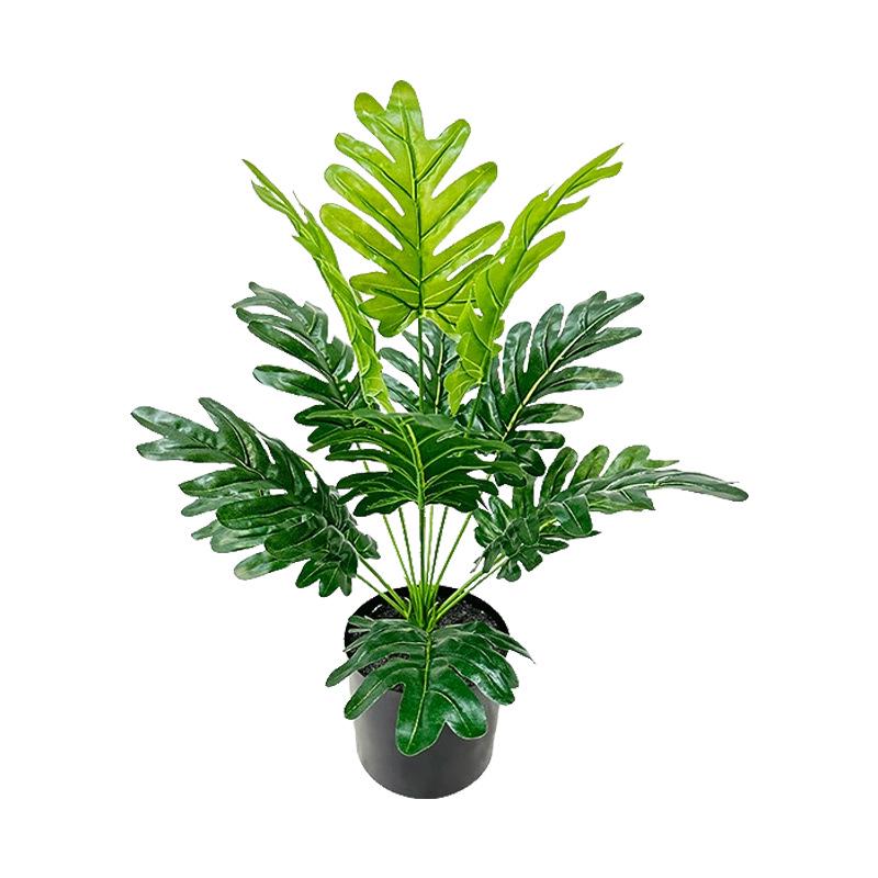 Nordic Monstera Artificial Plants - 12 Heads for Indoor/Outdoor Decor, Wall Art, and Landscaping