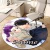 Personalized K-KPop Demon Hunters Round Chair Office Rug - Perfect for Mat, Office Chair & More - Ideal Gift for Birthdays and Holidays