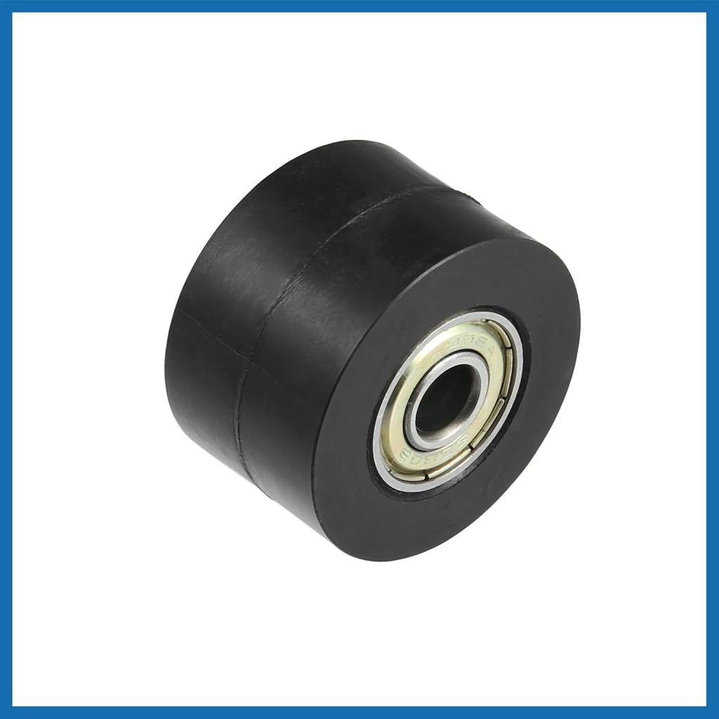 8mm Drive Chain Pulley Roller Slider Tensioner Wheel Guide for Street Bike Motorcycle ATV Black Item Replacement
