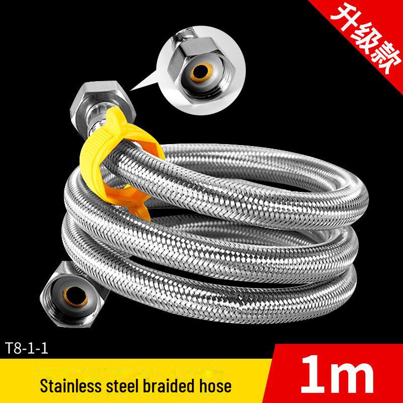 Kunststoffbeschichteter, stahlumflochtener Wasserzulaufschlauch für Wasserhahn/Heizung/Toilette