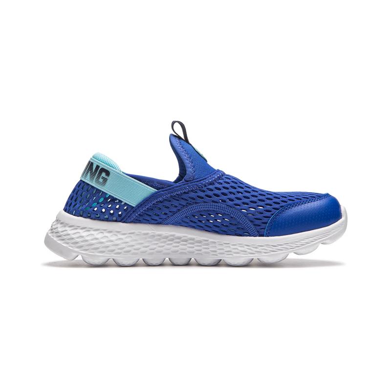 Li Ning Kids Sports Trend Low Top Casual Shoes Men Casual Shoes Blue YKCU088-23