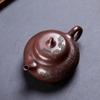 Cipher Yixing Original Ore Purple Clay Zisha Eggplant Gourd Teapot - Handmade Carved Gongfu Tea Set