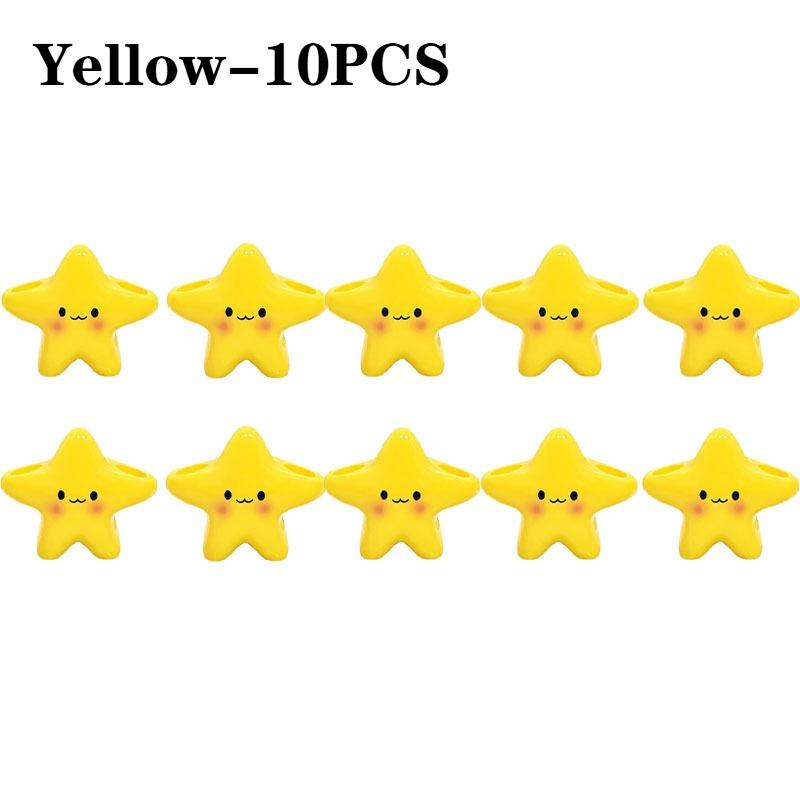 1-20PCS Star Shape Toothbrush Holder Ceramic 3 Slot Organizer Yellow Bathroom Storage Electric Manual Toothbrush Toothpaste Rack