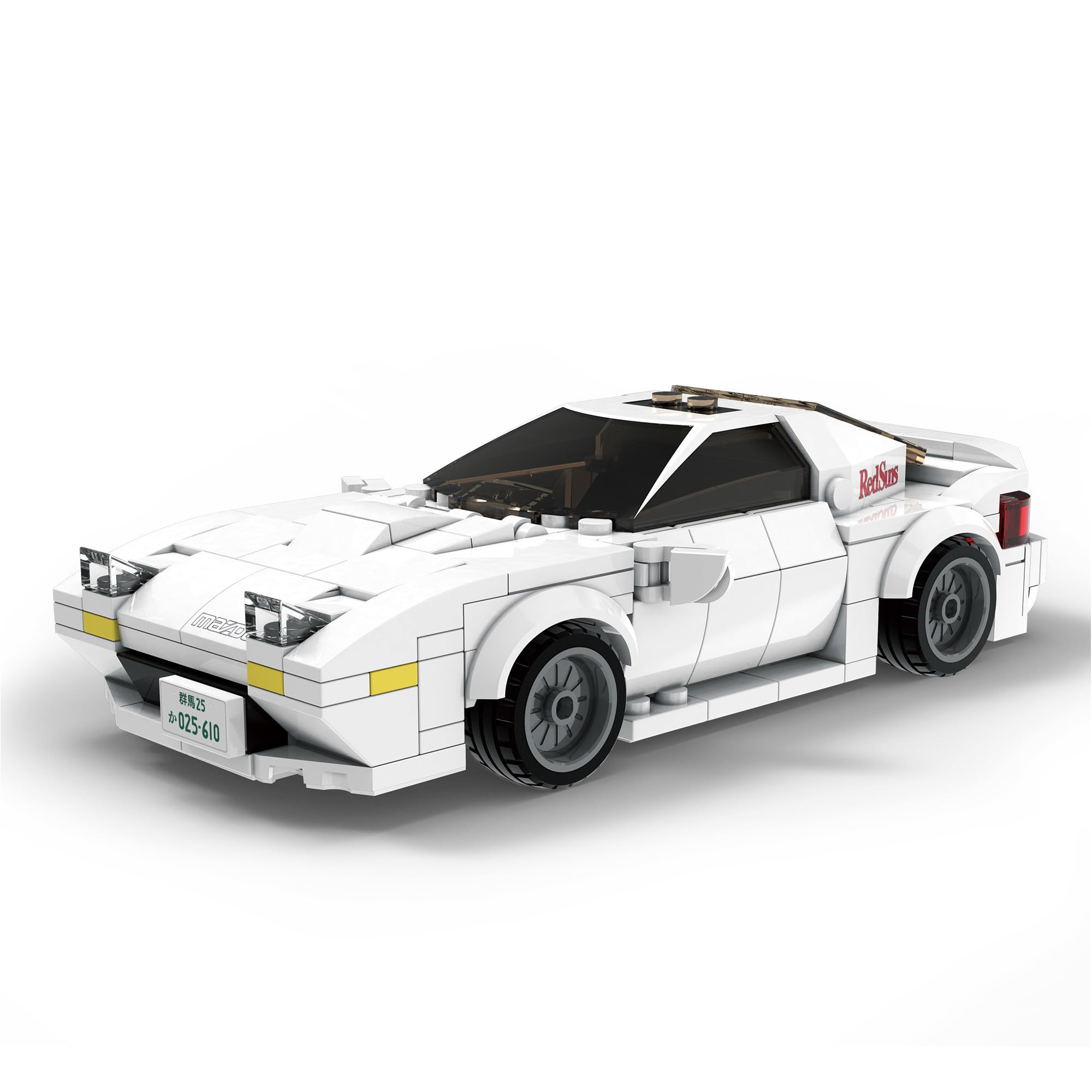 

CaDA Initial D Scale Mazda FC3S Ryosuke Takahashi Initial D официально лицензированный блок 282 детали 1/24 RX-7 / (Рёсуке Такахаши)