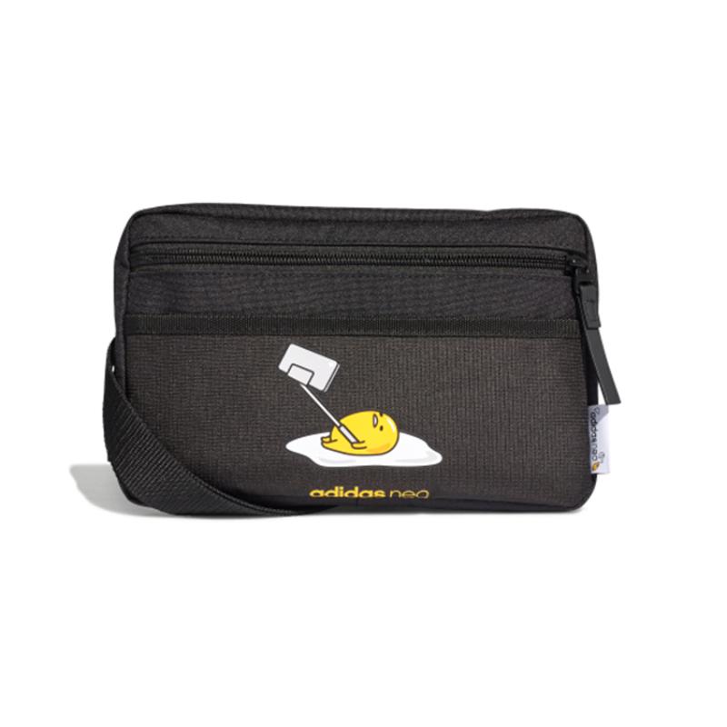 

Adidas Neo × Gudetama, Collaboration Polyester Crossbody Bag Regular Unisex Black Adidas GM0132 чёрный