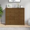 Day and Night - Day and Night Auxiliary Cabinet Solid Pine Wood Honey Brown 100x40x90 Cm