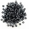 100pcs 7x4mm 6x6mm Mixed Alphabet Letter Beads Charms Beads for Making Jewelry Diy Handmade Bracelets Accessories