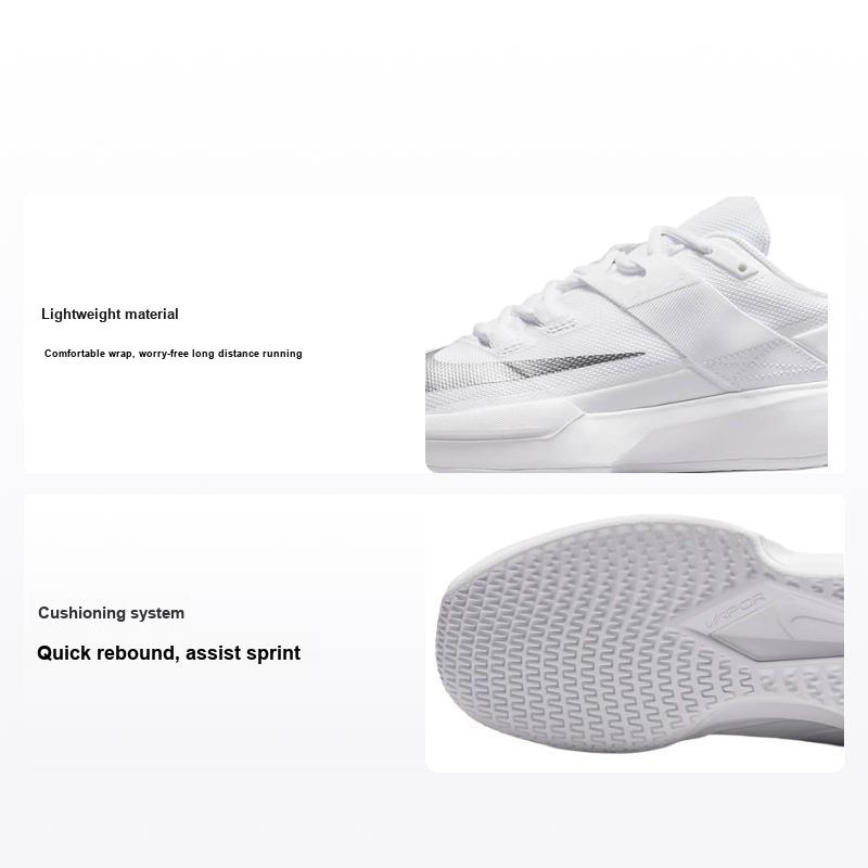 Nike Court Vapor Lite Bianco Argento Metallizzato Scarpe da Ginnastica da Donna DC3431-133