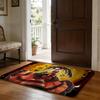 NNahida GGenshin IImpact Anime Game Floor Mat Soft Flannel Absorbent Mat Non-Slip Rug Home Bedroom Bathroom