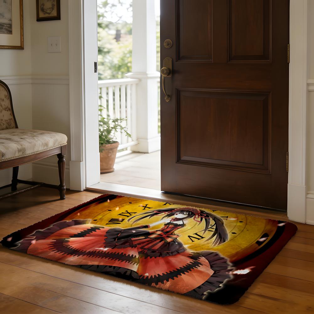 NNahida GGenshin IImpact Anime Game Floor Mat Soft Flannel Absorbent Mat Non-Slip Rug Home Bedroom Bathroom
