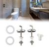 Toilet Cover Back To Wall Replacement Hinges Stainless Steel