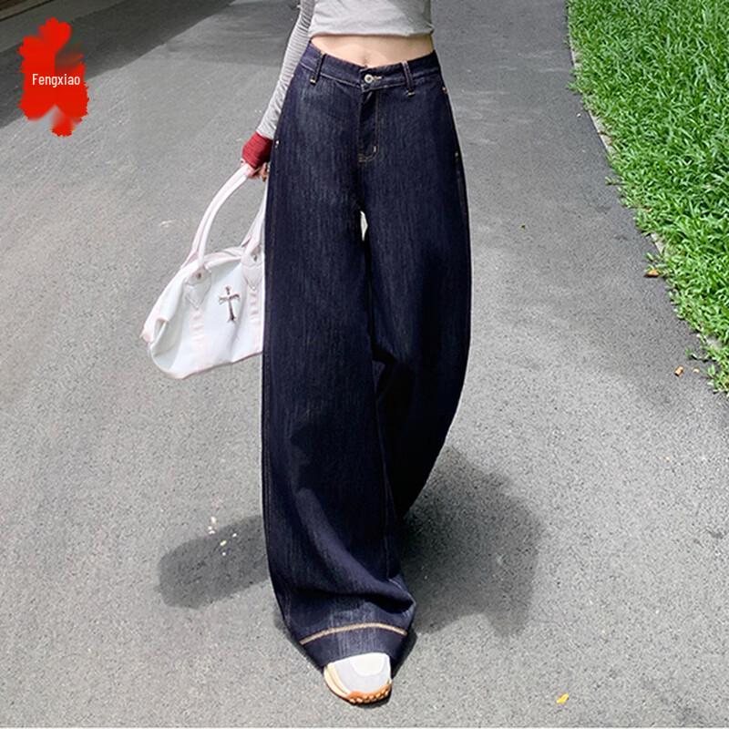 

Women s High-Waist Relaxed Straight Leg Jeans L