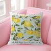 La Dolce Vita Lemon Pillow Gift Home Office Decoration Pillow Bedroom Sofa Car Cushion CoverPillow Case