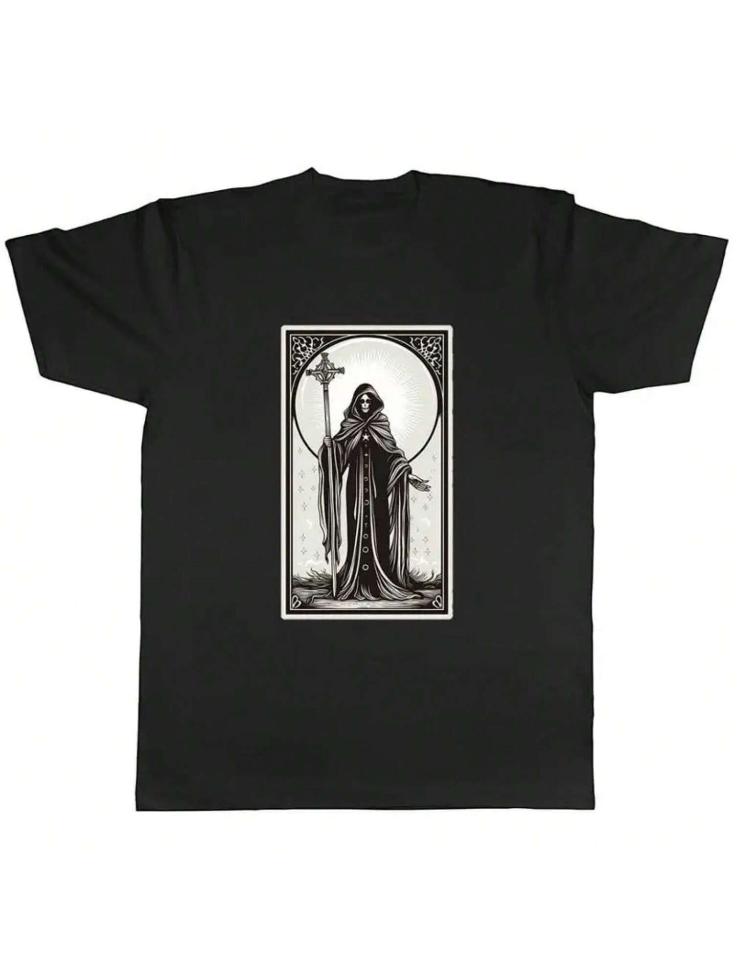 Skeleton Grim Reaper unisex T-Shirt Death Afterlife Dark Tee Gift S