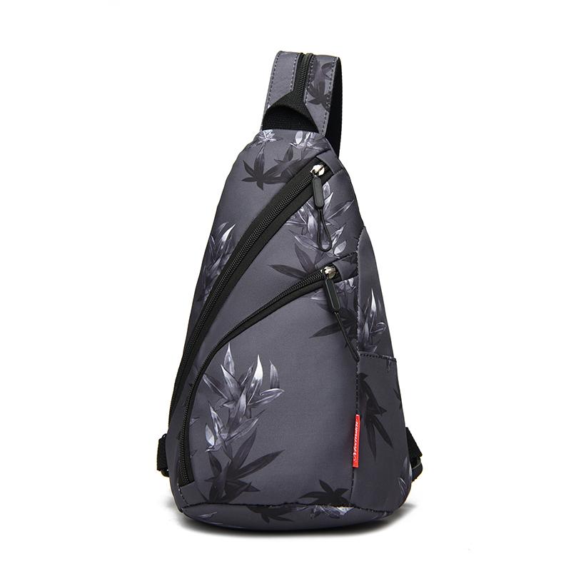 Women's Waterproof Chest Bag Young People's Crossbody Bags Large Capacity Multifunctional Sports and Leisure Travel Backpack