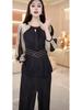 Elegant High-End Two-Piece Set: Slimming Top & Pants for Women, 2025 Spring Collection