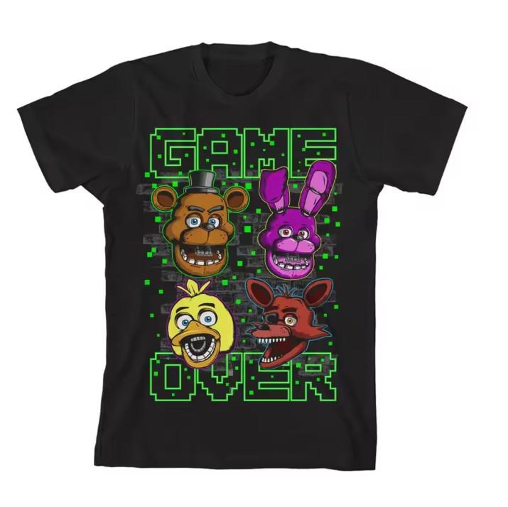 Five Nights at Freddy s Shirt FNAF Game Over graphic design T-Shirt Unisex !!! S разноцветный
