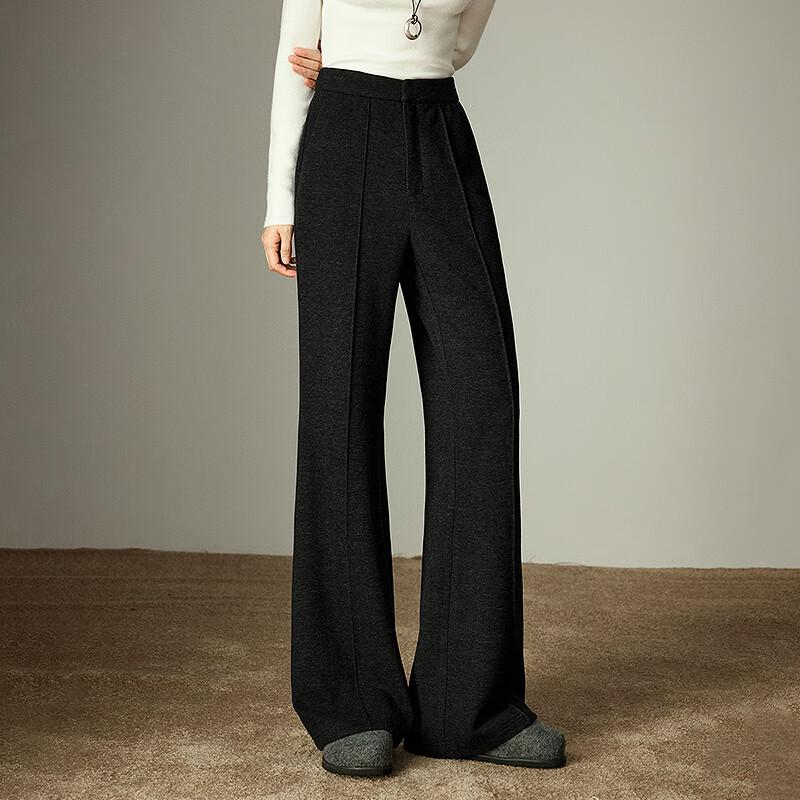 Chuyu Women's Mid-Low Waist Casual Mermaid Flare Pants