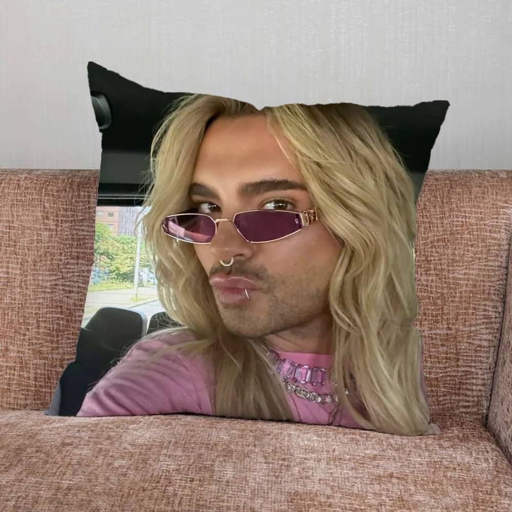 BBill Singer Kaulitz Pillow Case Pillowcase Home Sofa Cushions Car Cushions Pillowcover Office Pillowshell Pillow