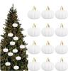 12 Pcs Plastic Pumpkin Hanging Ornaments Matte Pumpkins Pendants Thanksgiving Decorations  Christmas
