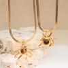 18K Gold Octopus Seashell Electroplated Earrings - INS Style Ocean Series Jewelry