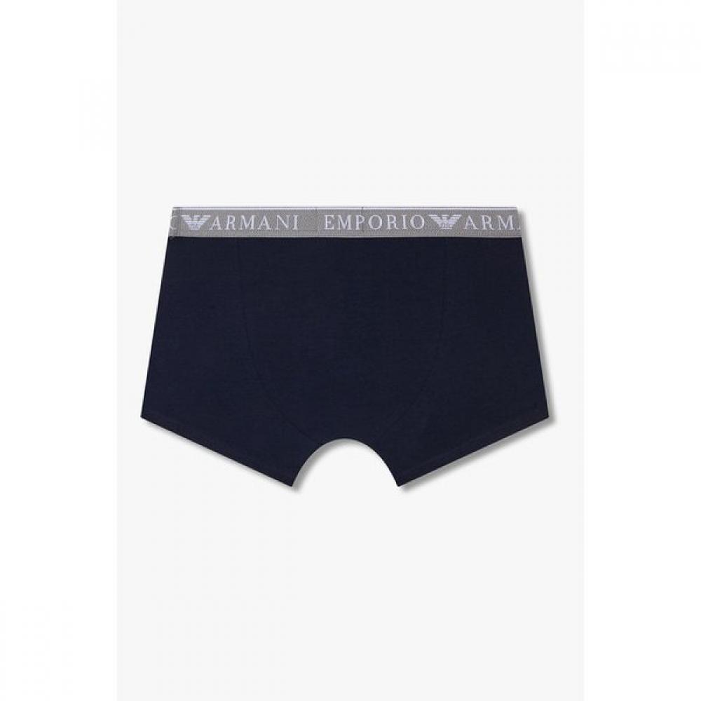 Emporio Armani Men S Cotton drawerS 2pc Set   Line Logo 0815312005  0815312006 