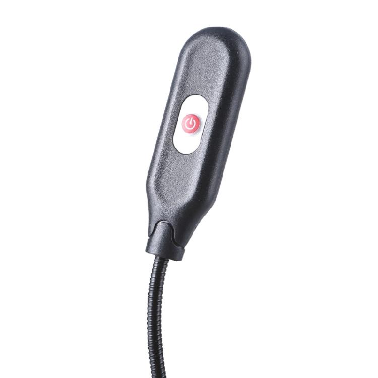 Desk Lamp Clip On Light LED USB Clip Light with 3 Color Modes 3 Dimmable Brightness Desk Light Flexible Gooseneck