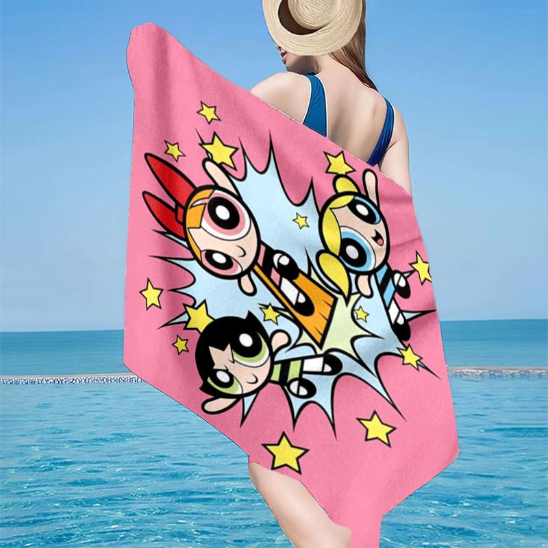Power Police Adventure Beach Towel, Super Soft Microfiber, Gift for Her/Him, Birthday, for Pool, Beach, Travel, Home Decor Fan Gifts