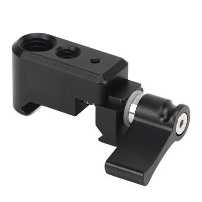 For NATO Rail Clamp Aluminum Alloy Camera Cage Extension Quick Release Clamp with 1 4 Inch 3 8 Inch Screw Hole for Vlog