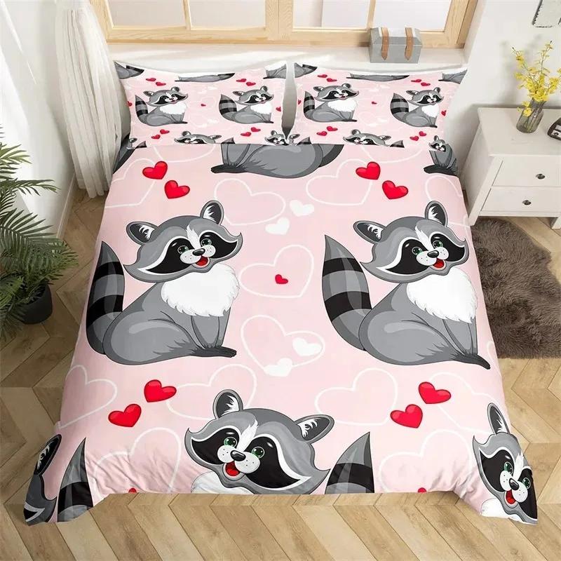 Lovely Baby Elephant Flowers Duvet Cover Set Cute Cartoon Animals Bedding Set Giraffe Quilt Cover Twin Full For Girls Boys Gift