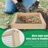 Multifunctional Wooden Metal Soil Sifter for Compost,Dirt,Rocks & Potted Plants