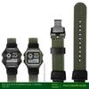 18mm Hochwertiges Weiches Dünnes Nylon Rindsleder Armband Geeignet für Casio AQ-S810W SGW-300 AE1200 w218h Stahlring Herren Armband