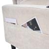 Corner Sofa 3-Seater Sofa Upholstered Sofa USB & Type-C, 2 L-shaped Sleeper Sofa, Upholstered Furniture Living Room, Apartment, Lounge Bedroom, Beige