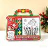 Christmas Kids Coloring Book Set, Art Drawing & Doodle Book for Boys Girls, Safe Non-Toxic Holiday Gift