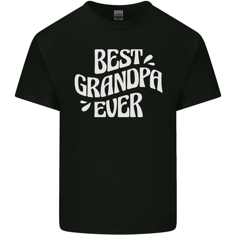 Best Grandpa Ever Grandparents Day Mens Light Cotton T-Shirt Unisex T-Shirt M
