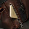 The New Crazy Horse Leather Korean Men's Bag Casual One-shoulder Messenger Bag Handbag Travel Bag Large-capacity Men's Trendy Bag