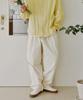 Mallen Unisex Side Balloon Pants (Cream)