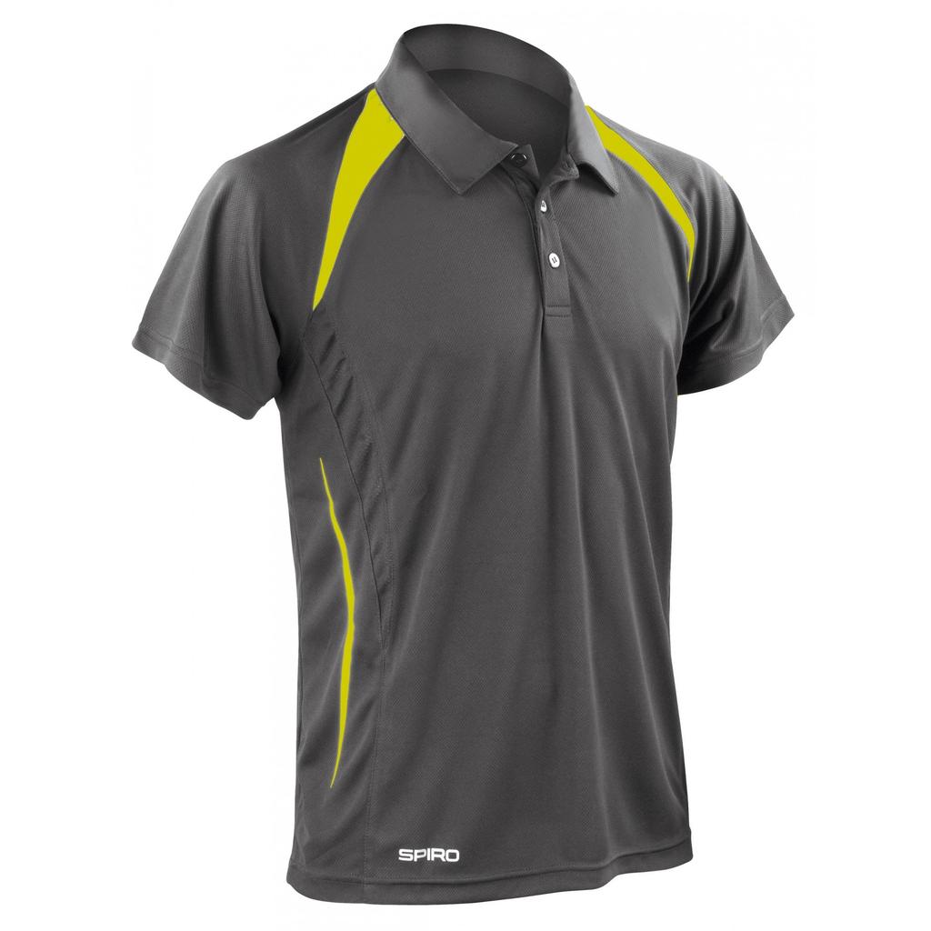 Spiro Herren-Sport-Team-Spirit-Performance-Poloshirt