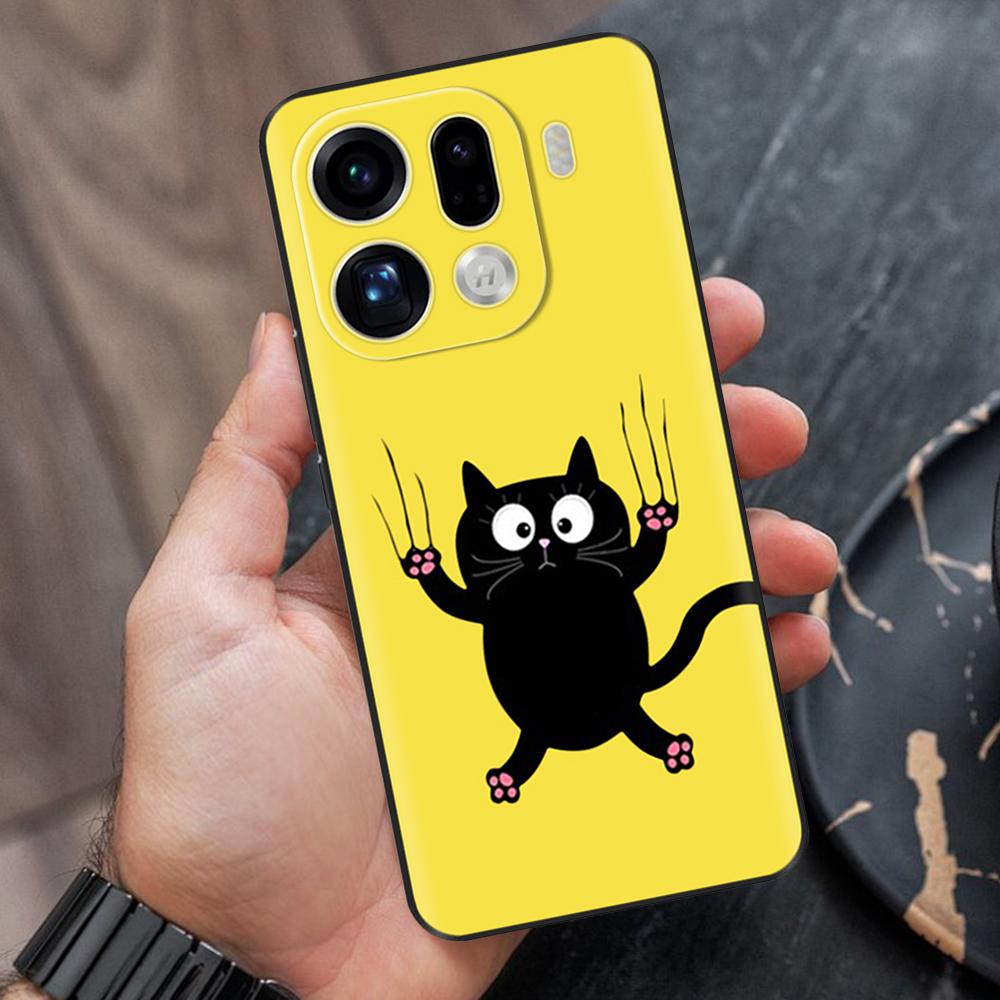 For OPPO Find X9 Find X9 Pro 5G Shockproof Case Soft TPU Silicone Phone Cover FindX9 Pro Funda Bumper Cartoon Painted Back Cover