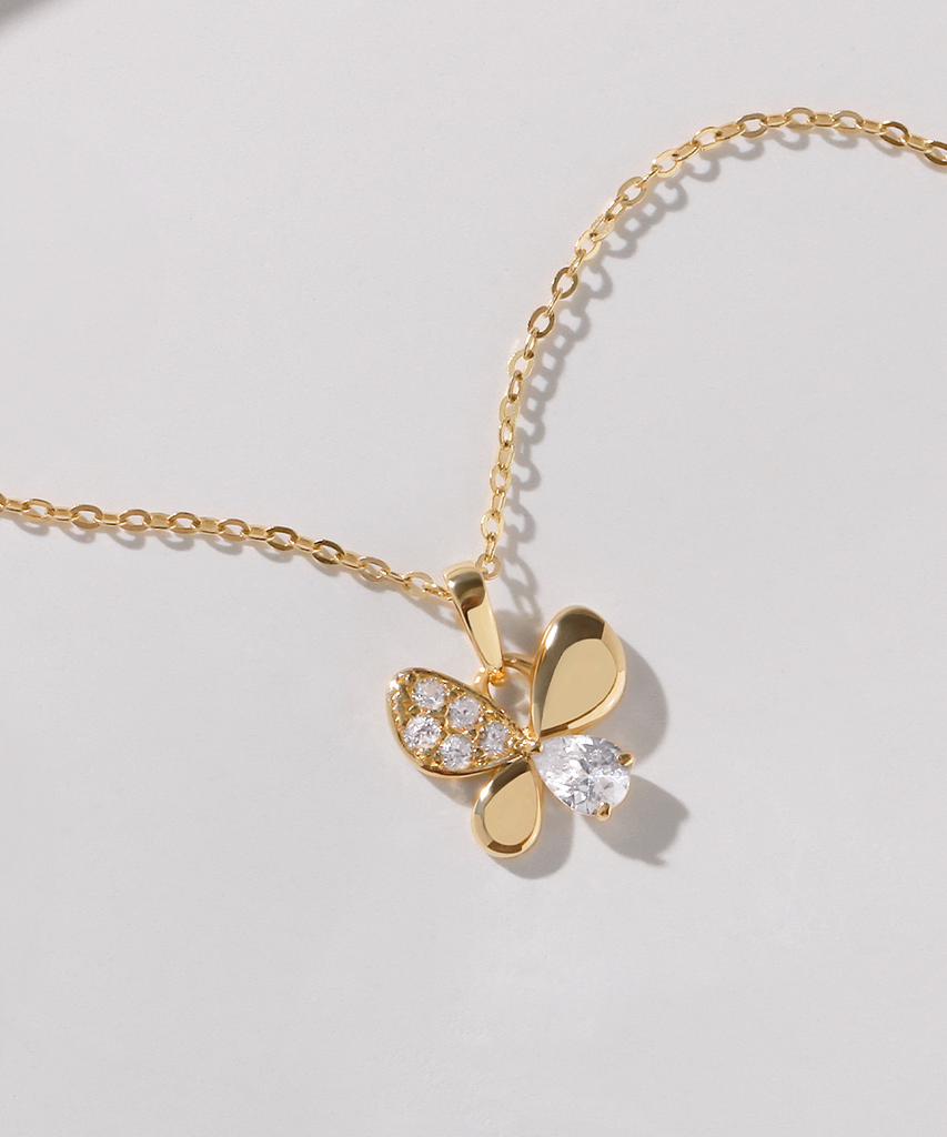 Mcel 14K Vivienne Butterfl Butterfly Pendant