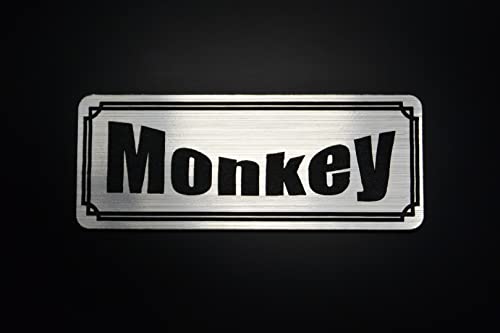 

QE-201-2 Monkey Honda Monkey 125 Monkey 50 AB27 Z50J JB02 JB03 Внешний бак Кастомные детали Серебристый Черный Оригинальная наклейка