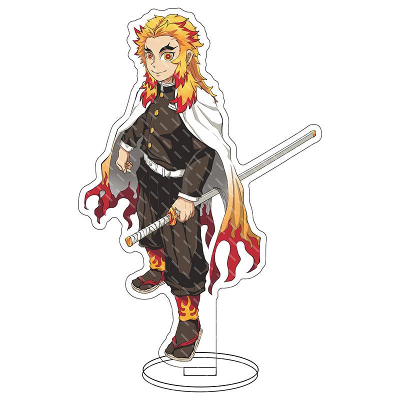 Demon Slayer: Kimetsu no Yaiba stand Tanjiro Nezuko double-sided high-definition acrylic ornament anime Halloween gift 16cm