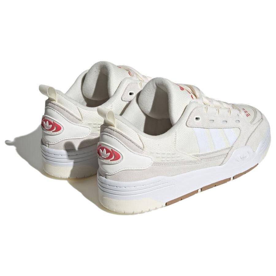 Adidas ADI2000 Unisex-Sneaker in Weiß, Collegiate-Rot, Creme, Kernweiß, Wolkenweiß, ID2099