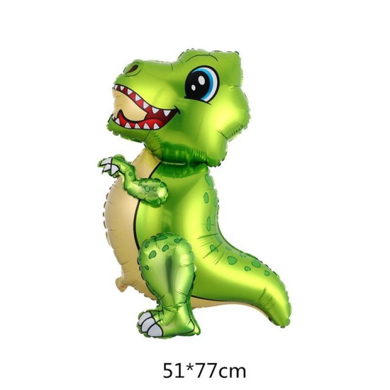 20 Styles 4D Active Inflatable Aluminum Foil Balloons Dinosaur Tyrannosaurus Rex and Triceratops