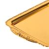 Decorative Fruit Tray Dessert Plate Easy To Clean Handcrafted Wearproof Rectangle Serving