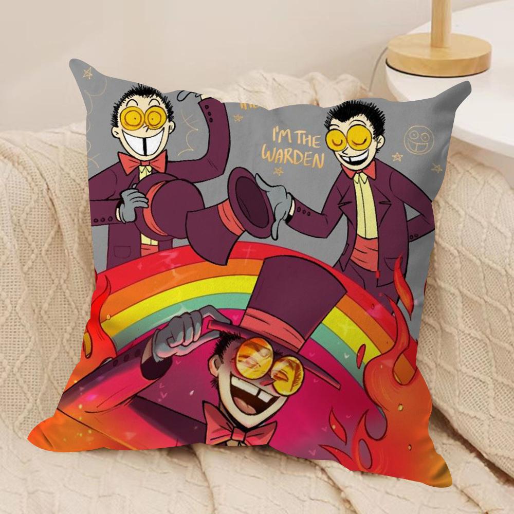 

Cool Cartoon SSuperjail Cushion Cover Silky Short Plush DoubleSided Printed Pillow Case for Sofa All Seasons Home Decor Gift 30x30cm