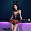 Sexy Bunny Girl Cosplay Kostýmy Ženy Vyprázdnění Erotické prádlo Set Anime Králík Noční klub Role Play Outfity Sex Porno Uniforma