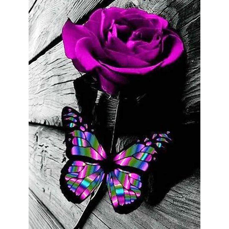 Diamond Painting Full Round Butterfly For Kids 5D Diy Diamond Embroidery Sale Animal Mosaic Handicraft